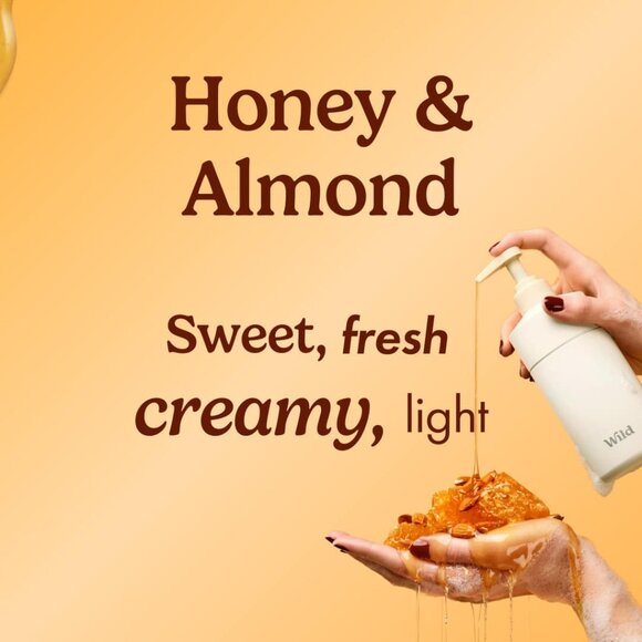 Wild Cosmetics Honey& Almond Bodywash - Picture 4 of 13
